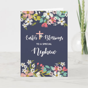 Neef Pasen Zegeningen van Verrezen Christus Bloeme Kaart