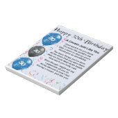 Neef Poem 30th Birthday Notitieblok (Gedraaid)