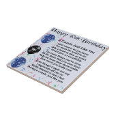 Neef Poem 40th Birthday Tegeltje (Zijkant)