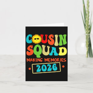 Neef Squad Crew 2026 Herinneringen Maken Familie Kaart