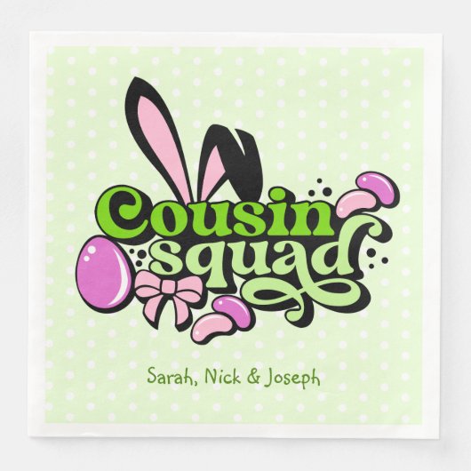 Neef Squand Bunny Easter Egg Servet (Voorkant)