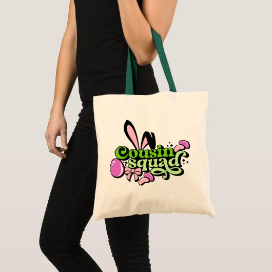 Neef Squand Bunny Easter Egg Tote Bag (Voorkant (product))