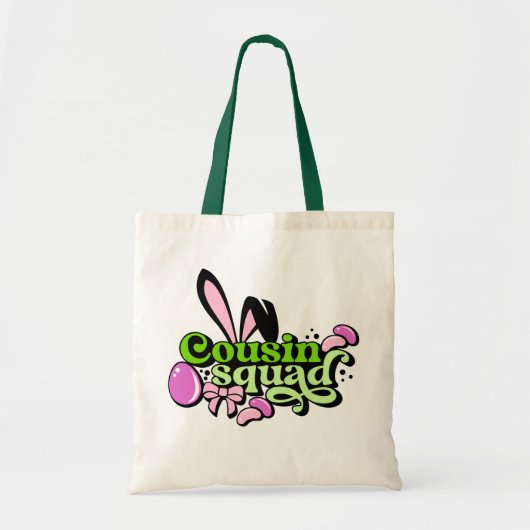 Neef Squand Bunny Easter Egg Tote Bag (Voorkant)