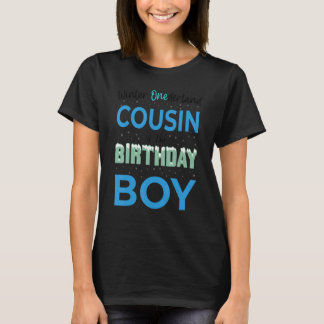 neef van de Birthday Boy Winter Onederland Fami T-shirt