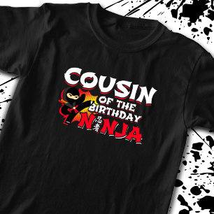 Neef van de Birthday Ninja - Birthday Party T-shirt
