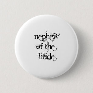 Neef van de Bruid Ronde Button 5,7 Cm