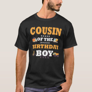 Neef van de jarige bouwvakker verjaardag t-shirt