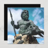 neef van de koning op het strand van virginia kaart (Voorkant / Achterkant)