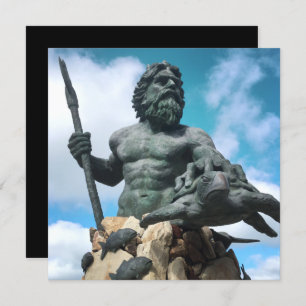 neef van de koning op het strand van virginia kaart