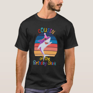 Neef van de Shark Birthday Matching Family Ocean T-shirt