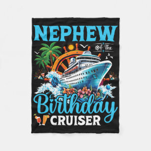 Neef van de verjaardag Cruiser Cruise Boot Verjaar Fleece Deken