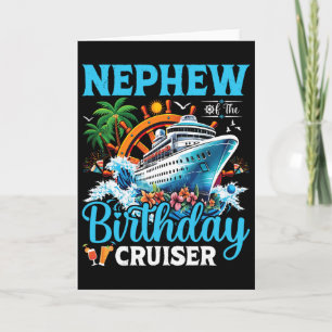 Neef van de verjaardag Cruiser Cruise Boot Verjaar Kaart