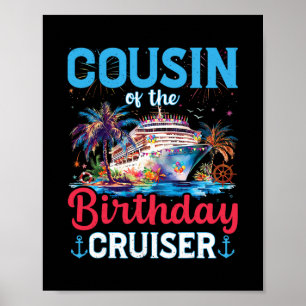 Neef Van De Verjaardag Cruiser Grappige Cruise Ver Poster