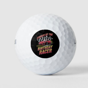 Neef Van De Verjaardag Racer Racing Familie Feestj Golfballen