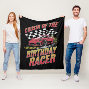 Neef Van De Verjaardag Racer Rennende Familie Fees Fleece Deken