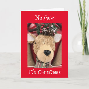 **NEEF** VROLIJK KERSTFEEST VAN RENDIEREN KAART