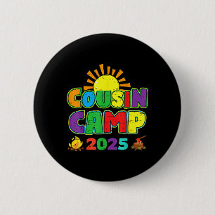 Neefjes Kamp 2025 Familie Vakantie Zomer Kamperen Ronde Button 5,7 Cm