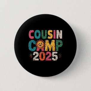 Neefjes Kamp 2025 Familie Vakantie Zomer Kamperen  Ronde Button 5,7 Cm