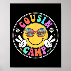 Neefjes Kamp 2025 Grappige Camping Crew Zomer Fami Poster
