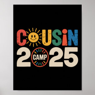 Neefjes Kamp 2025 Kampeer Kampvuur Zomer Vakantie Poster