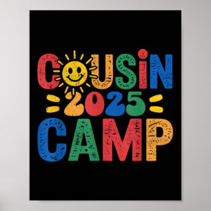 Neefjes Kamp 2025 Kamperen Kampvuur Zomer Vakantie Poster