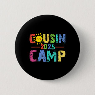 Neefjes Kamp 2025 Kamperen Kampvuur Zomer Vakantie Ronde Button 5,7 Cm