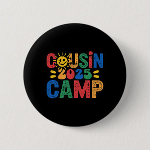 Neefjes Kamp 2025 Kamperen Kampvuur Zomer Vakantie Ronde Button 5,7 Cm