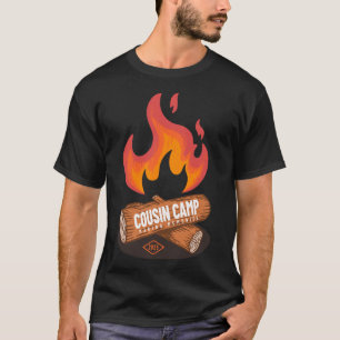 Neefjes Kamp 2025 Leuk Zomer Kamperen Kampvuur Gra T-shirt