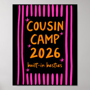 Neefjes kamp 2026 ingebouwde beste vrienden kamper poster