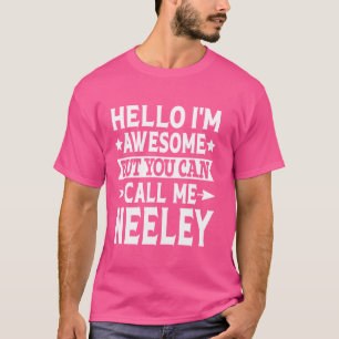 Neeley achternaam Noem me Neeley familie team acht T-shirt