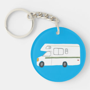 NEEM ALTIJD DE SCHILDERACHTIG ROUTE Motorhome Camp Sleutelhanger