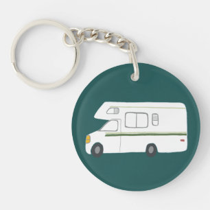 NEEM ALTIJD DE SCHILDERACHTIG ROUTE Motorhome Camp Sleutelhanger