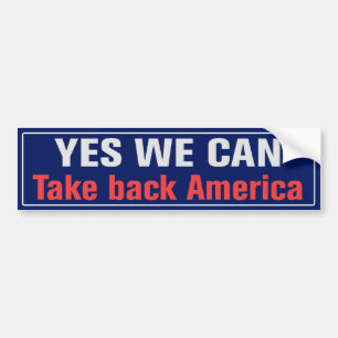 Neem de Amerikaanse Bumpersticker terug