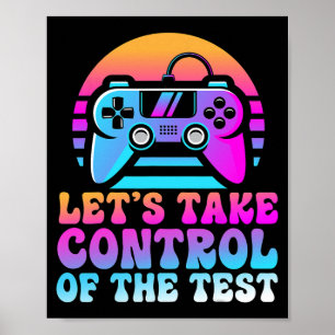Neem de controle over de test - Game Lovers testda Poster