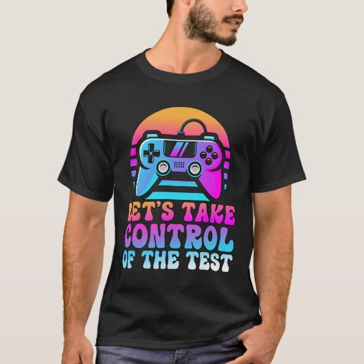 Neem de controle over de test - Game Lovers testda T-shirt (Voorkant)