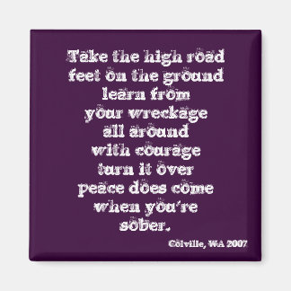 Neem de hoge weg magneet