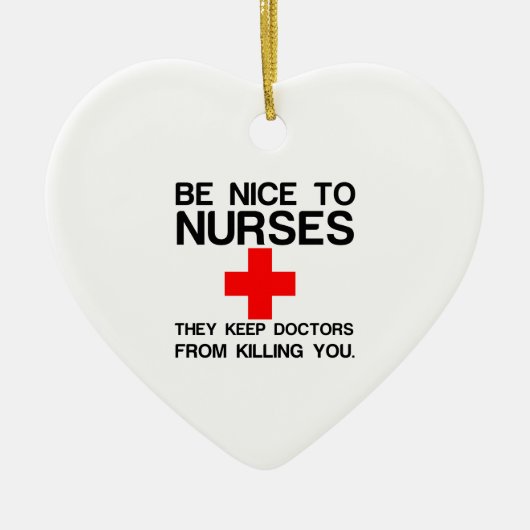 NEEM DE NEUS OM DE DOKERS TE HOUDEN KERAMISCH ORNAMENT (Voorkant)