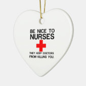 NEEM DE NEUS OM DE DOKERS TE HOUDEN KERAMISCH ORNAMENT (Links)