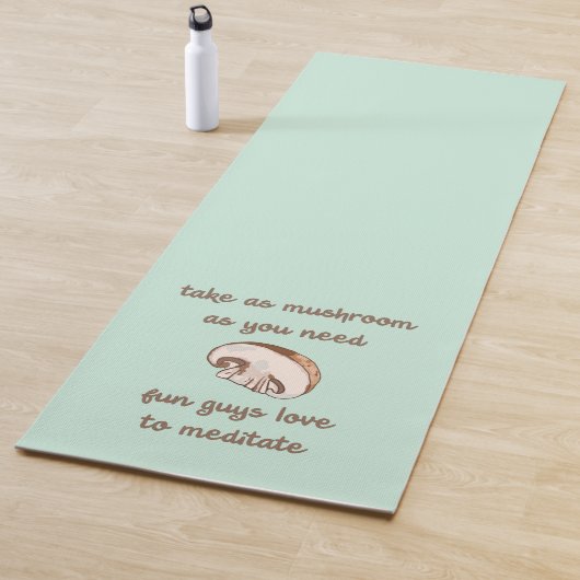 "Neem de paddenstoel zo nodig in" Yogamat (In situ)