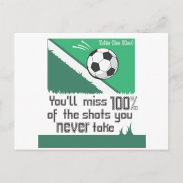 Neem de schop briefkaart