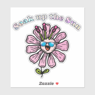 Neem de Sun Tie Dye op Sticker
