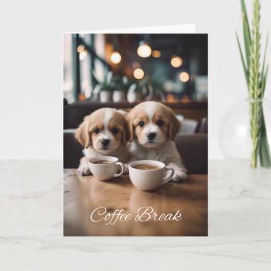 Neem de tijd met vrienden - blanco binnen kaart (Voorkant)