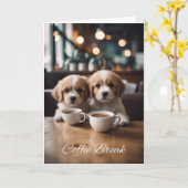 Neem de tijd met vrienden - blanco binnen kaart (Gele Bloem)