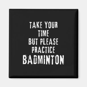 Neem de tijd om Badminton Training Court D te oefe Magneet