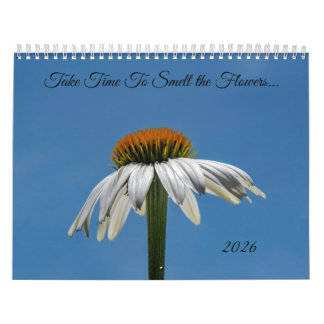 Neem de tijd om de bloemen te ruiken Kalender