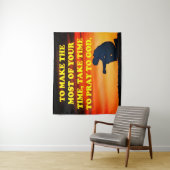 Neem de tijd om tot God te bidden! Wandkleed (In situ)