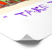 " NEEM DE TREIN " POSTER (Hoek)