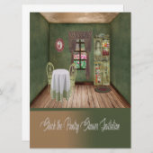 Neem de Uitnodiging van de Schower van het Pantry  (Voorkant / Achterkant)