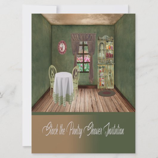 Neem de Uitnodiging van de Schower van het Pantry  (Voorkant)