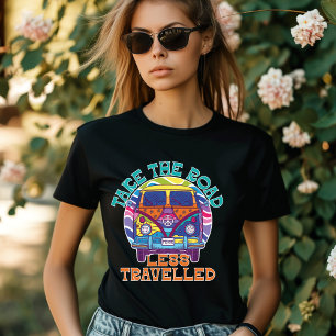Neem de weg Minder gereisd T-shirt